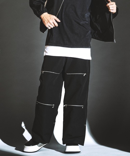 NO ID.（ノーアイディー） パンツ 「NO ID.」2-Way Wide Pants / 2