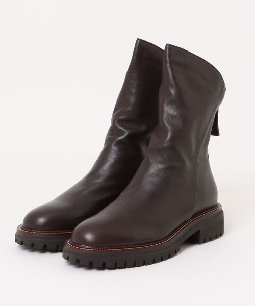 値下げ！クロンダイク KLONDIKE 本革 ヒールショートブーツ Robin Rose（ロビンローズ） ブーツ KLONDIKE/クロンダイク 本革