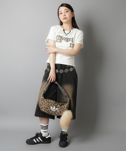 ★【Adidas】 レオパード スモール ショルダー バッグ★ adidas ショルダーバッグ バッグ 「adidas/アディダス
