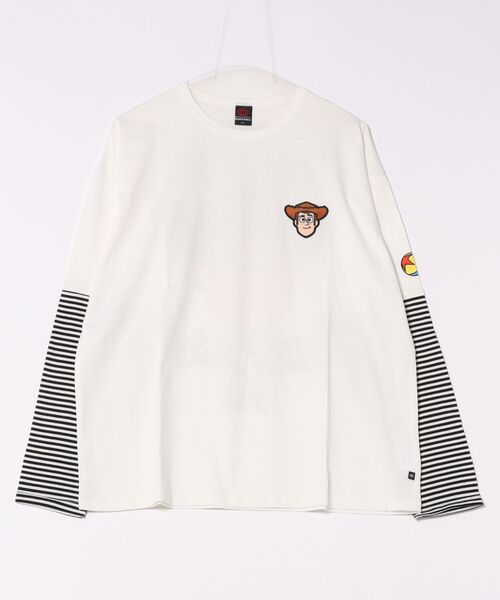 Disney（ディズニー） tシャツ 親子お揃い トイ・ストーリー 重ね着風