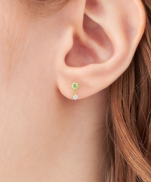 4℃ ピアス 「8月誕生石」シルバー レディース : ZOZOTOWN Yahoo!店