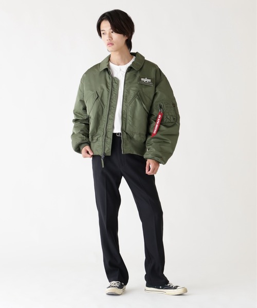 tktk✨MHL. × アルファインダストリーズ ミリタリージャケット Alpha Industries ミリタリージャケット モッズコート 「25FW