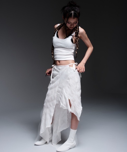 ROYAL FLASH スカート MITSUKI/ミツキ/CHECK ASYMME SKIRT