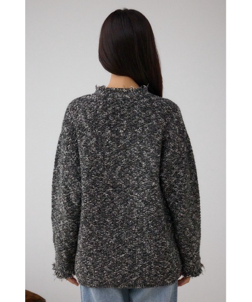 AZUL BY MOUSSY（アズールバイマウジー） カーディガン ツイードライク