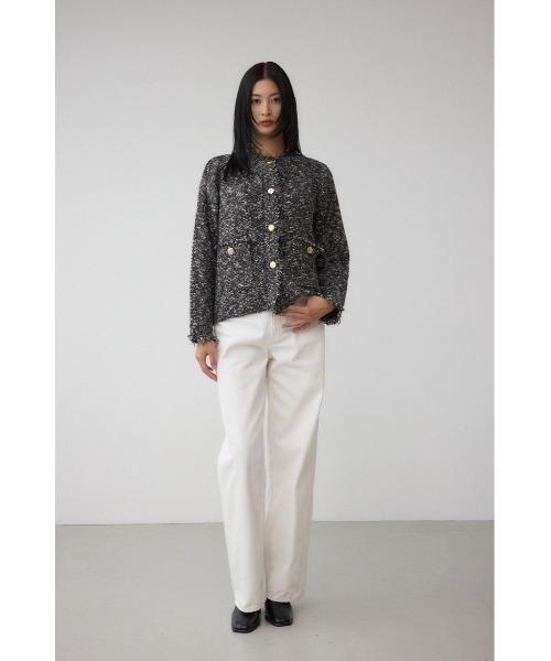 AZUL BY MOUSSY（アズールバイマウジー） カーディガン ツイードライク