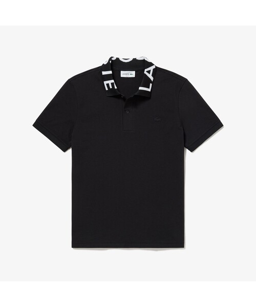 LACOSTE ブラック ポロシャツ 半袖 LACOSTE（ラコステ） 半袖ポロシャツ ブラック | セレクトショップ