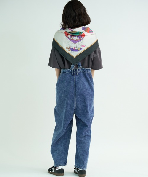 A.D.C.L. サロペット オーバーオール フィッシャーマンデザイン ワイド