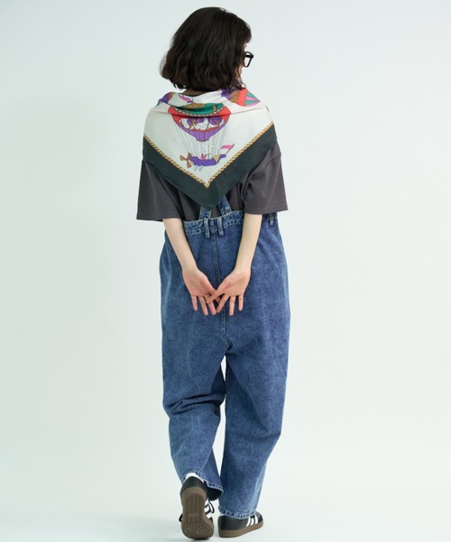 A.D.C.L. サロペット オーバーオール フィッシャーマンデザイン ワイド