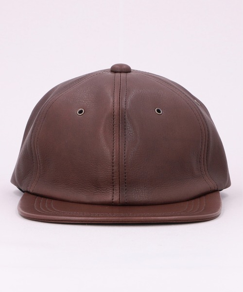 CA4LA（カシラ） キャップ 帽子 W COW LEATHER CAP メンズ : ZOZOTOWN