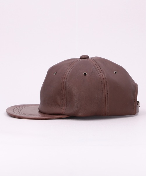 CA4LA（カシラ） キャップ 帽子 W COW LEATHER CAP メンズ : ZOZOTOWN