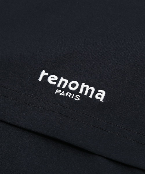 renoma PARIS（レノマパリス） tシャツ ADDRESS LOGO PRINT CREW NECK
