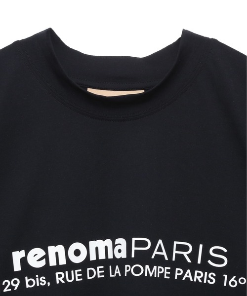 renoma PARIS（レノマパリス） tシャツ ADDRESS LOGO PRINT CREW NECK