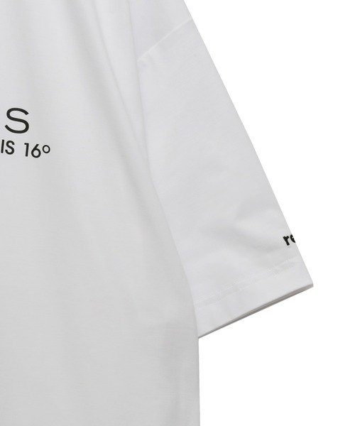 renoma PARIS（レノマパリス） tシャツ ADDRESS LOGO PRINT CREW NECK