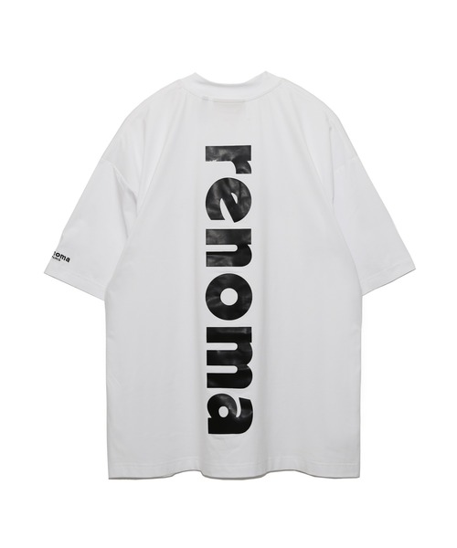 renoma PARIS（レノマパリス） tシャツ ADDRESS LOGO PRINT CREW NECK