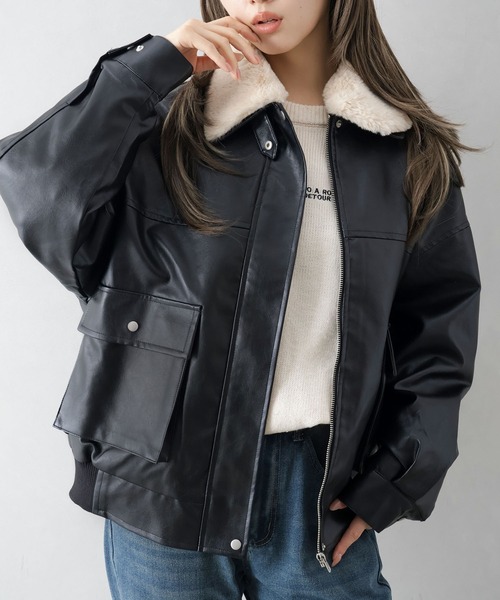 SpRay（スプレイ） ブルゾン アウター 「冬の主役アウター」ファー