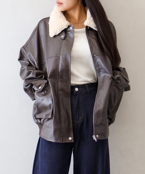 SpRay（スプレイ） ブルゾン アウター 「冬の主役アウター」ファー