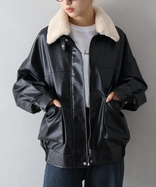 SpRay（スプレイ） ブルゾン アウター 「冬の主役アウター」ファー