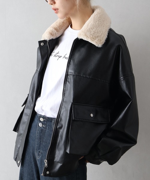 SpRay（スプレイ） ブルゾン アウター 「冬の主役アウター」ファー