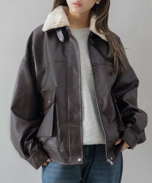 SpRay（スプレイ） ブルゾン アウター 「冬の主役アウター」ファー