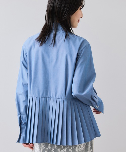 VIS（ビス） ブラウス シャツ プリーツシャツ/イージーケア レディース