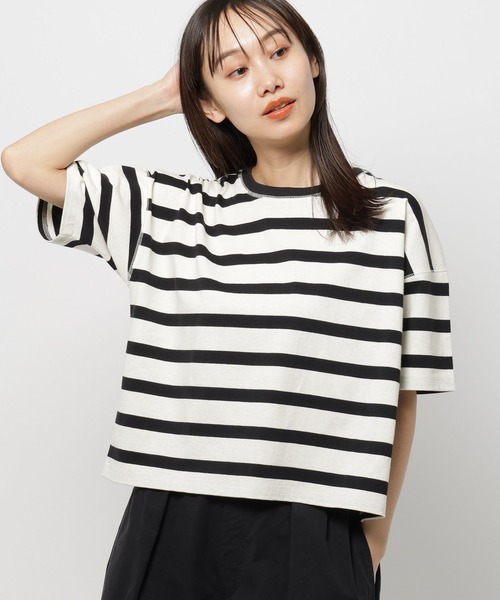 「niko and...」 半袖Tシャツ MEDIUM ブルー レディース_画像4