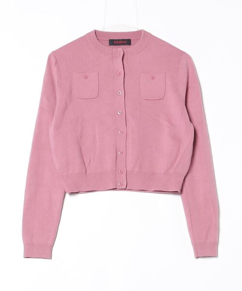 CABaN（キャバン） ニットカーディガン X-SMALL ピンク レディース