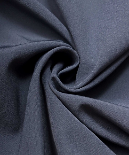 「SITRY」 「HALHAM」半袖シャツ L チャコールグレー メンズ_画像9