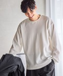 トレーナー スウェット クリーンワッフルスウェ...の詳細画像3