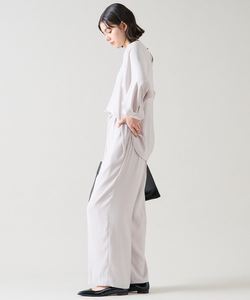 「TIARA」 長袖ブラウス - ベージュ レディース_画像8