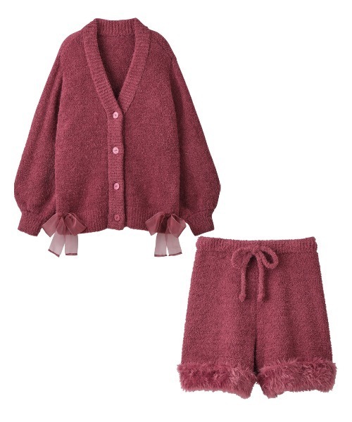 パジャマ ルームウェア フェザーヤーンリボンカーディガンパジャマ レディース | PEACH JOHN | 02