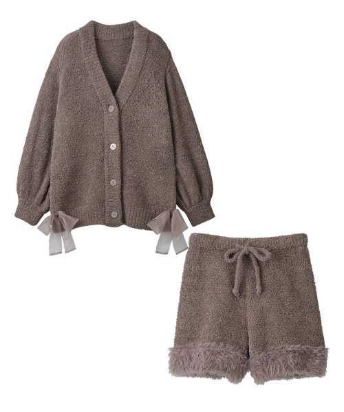パジャマ ルームウェア フェザーヤーンリボンカーディガンパジャマ レディース | PEACH JOHN | 20