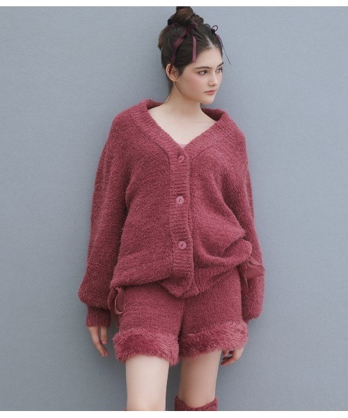 パジャマ ルームウェア フェザーヤーンリボンカーディガンパジャマ レディース | PEACH JOHN | 10