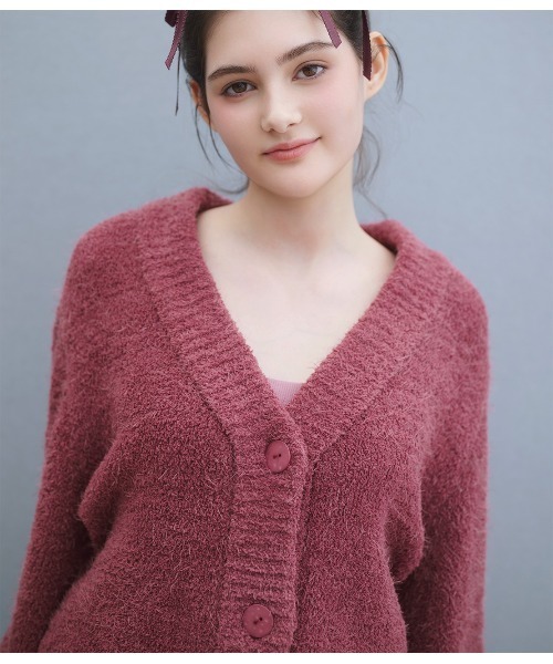 パジャマ ルームウェア フェザーヤーンリボンカーディガンパジャマ レディース | PEACH JOHN | 16