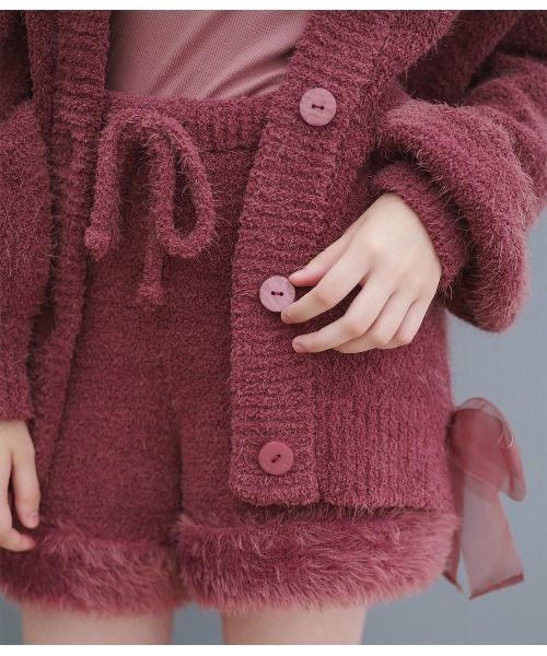 パジャマ ルームウェア フェザーヤーンリボンカーディガンパジャマ レディース | PEACH JOHN | 17