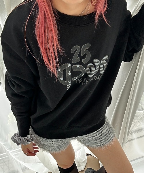 JEANASIS（ジーナシス） トレーナー スウェット 「25quee」カコウロゴ