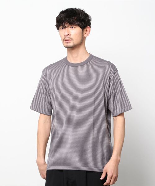JOHN SMEDLEY（ジョンスメドレー） 半袖ニット L グレー メンズ
