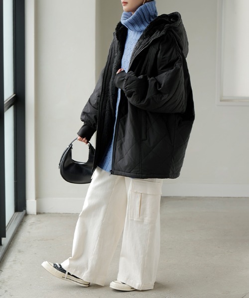 HUG.U（ハグユー） コート アウター 「極上の暖かさ」 中綿アウター