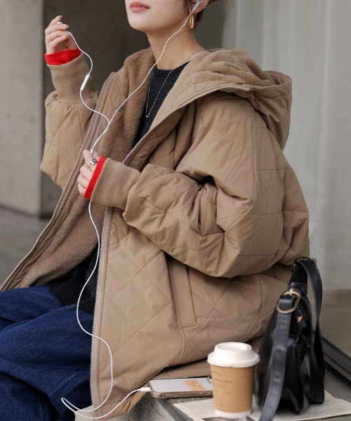 HUG.U（ハグユー） コート アウター 「極上の暖かさ」 中綿アウター