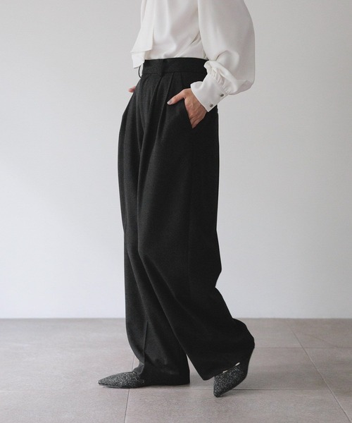 LOWRYS FARM（ローリーズファーム） ワイドパンツ スラックス パンツ