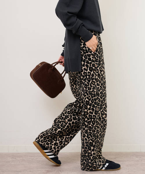 【新品•未使用】ジャザサイズ レオパード パンツ XS JOURNAL STANDARD relume（ジャーナルスタンダード レリューム