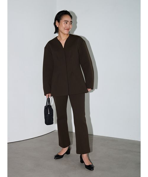 emmi パンツ 「セットアップ対応」「金子綾 for emmi」トラウザーズ