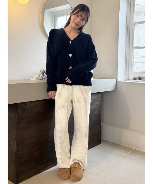 SNIDEL HOME パジャマ ルームウェア 「Steam Whip」デザインボタン