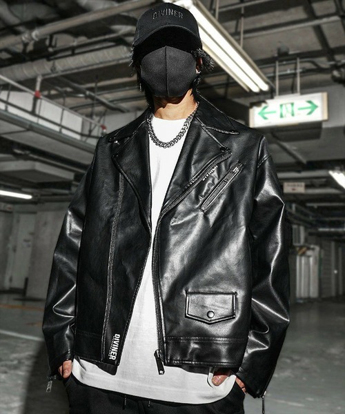 joker（ジョーカー） 革ジャン ライダース Synthetic Leather OverSize