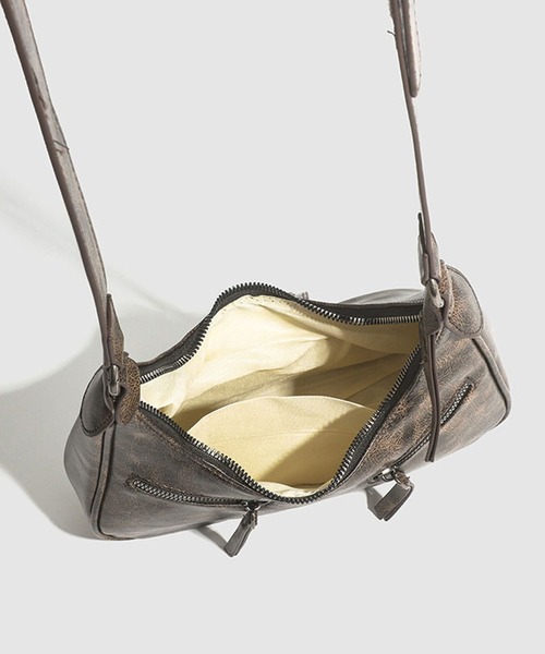 ショルダーバッグ バッグ ダブルジップベルトショルダーバッグ/Y2K/グランジ/韓国 レディース | lulufa | 06