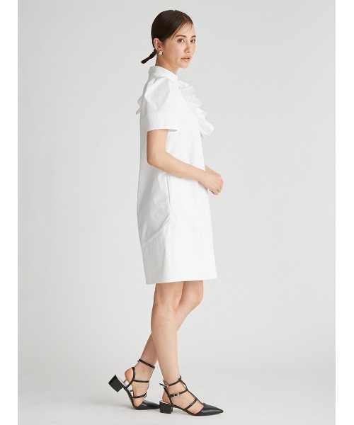 「CELFORD」 半袖ワンピース 38 ピンク レディースの画像