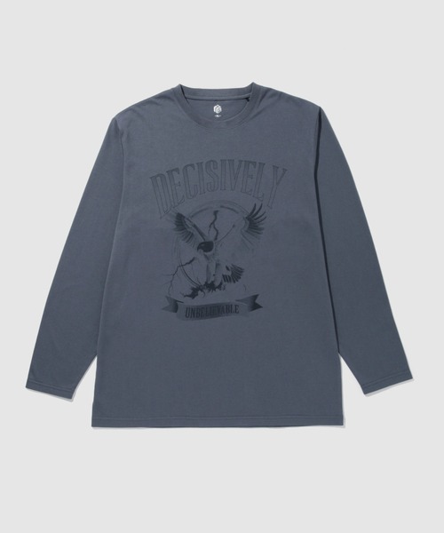 tシャツ 「T-GRAPHICS / ティーグラフィックス」ビックプリント長袖T