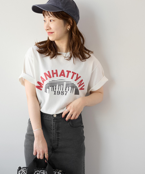 「JOURNAL STANDARD relume」 半袖Tシャツ FREE ホワイト レディース_画像7