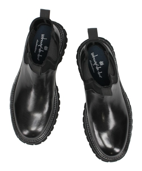 ✨日本製✨フープディドゥ whoop'-de-doo' ショートブーツ【26】黒 whoop-de-doo（フープディドゥ） Whoop-de-doo COSTUME NO AGE