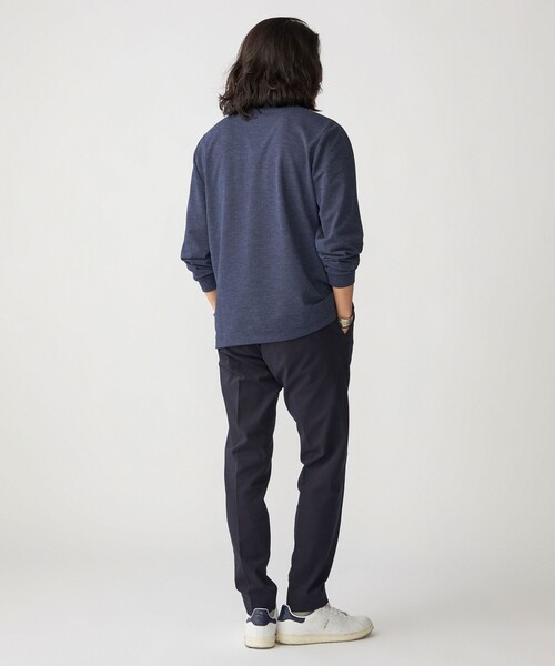 「SHIPS」 長袖ポロシャツ SMALL ネイビー メンズ_画像9