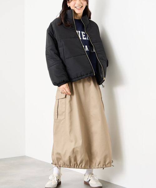 ブルゾン アウター コンパクト中綿ジャケット レディース : ZOZOTOWN